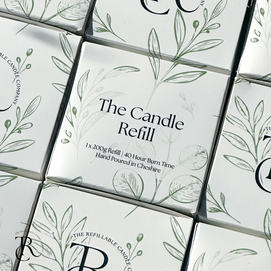 Plum & Rhubarb Candle Refill